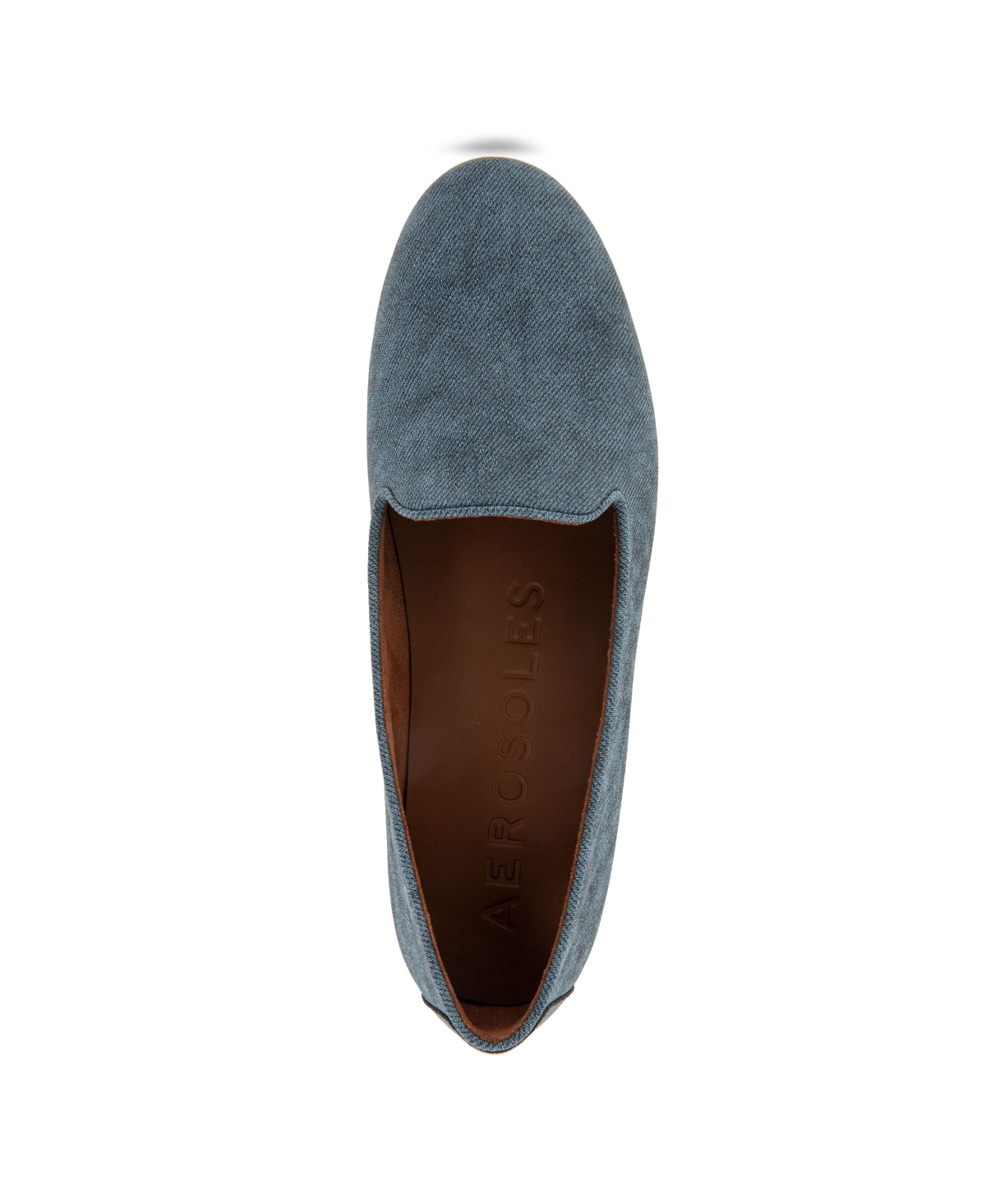 AEROSOLES WOMEN'S BETUNIA ALMOND TOE LOAFER FLATS 