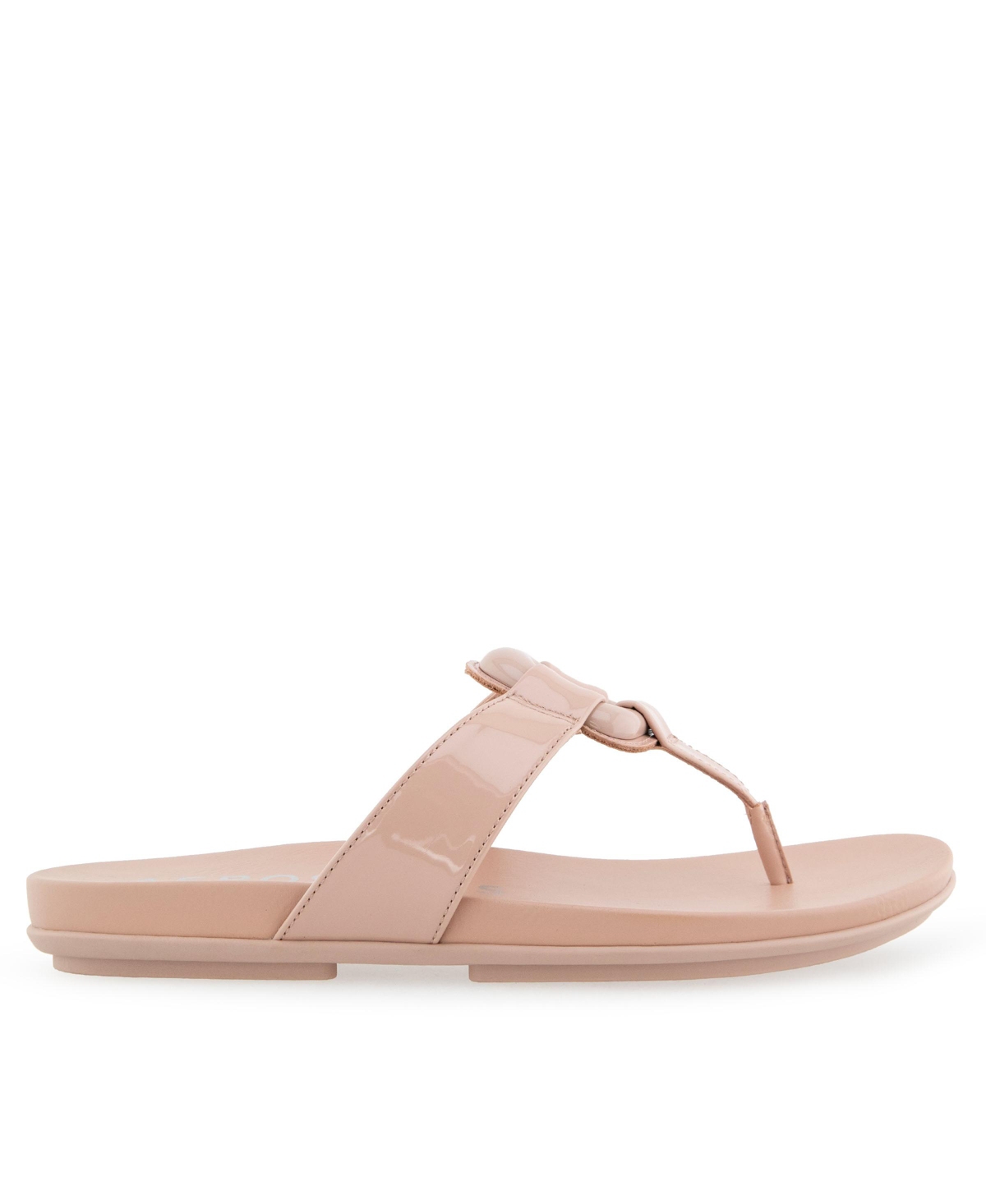 AEROSOLES WOMEN'S FALLON ROUND TOE THONG SANDALS 