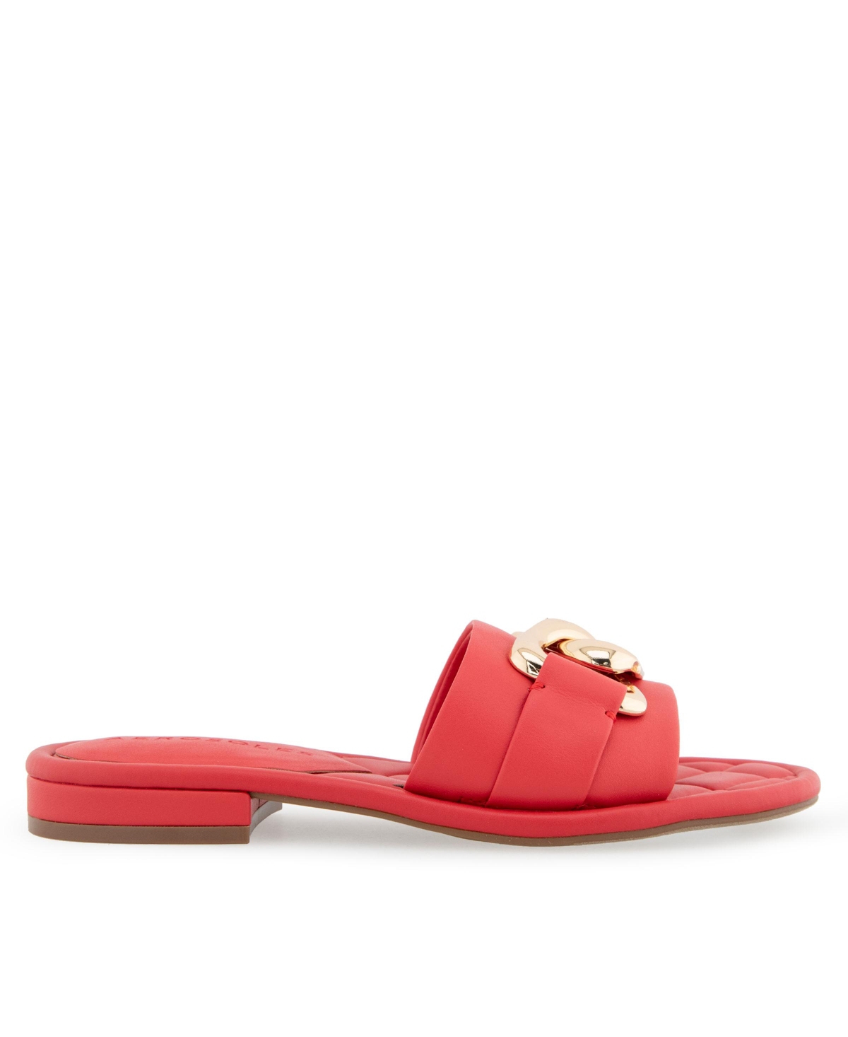 AEROSOLES WOMEN'S BIG CHARM SLIDE OPEN TOE SANDALS 