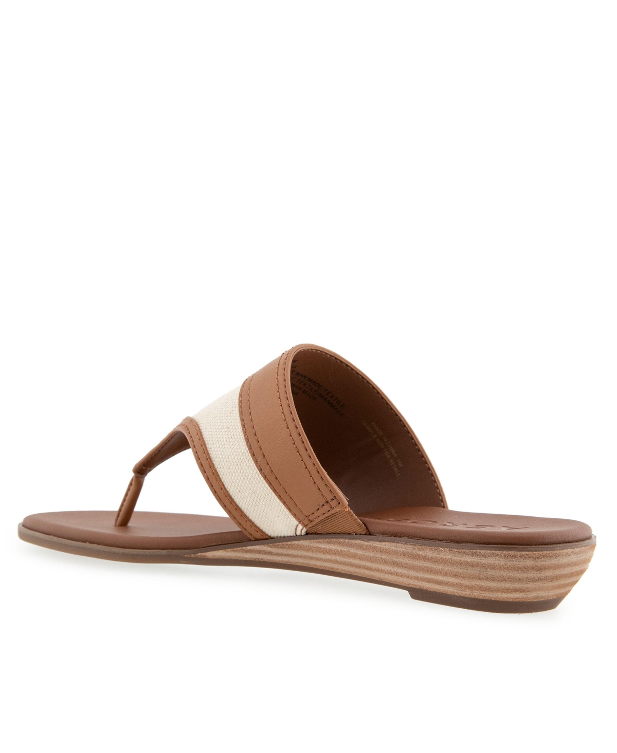 AEROSOLES WOMEN'S GESA ROUND TOE THONG SANDALS 
