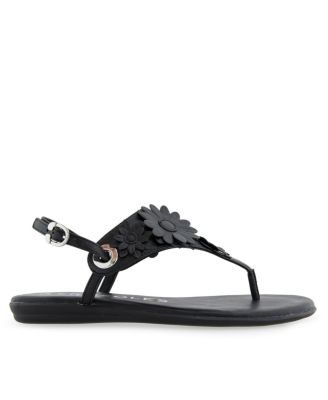 Women's Connie Round Toe Flat Sandals