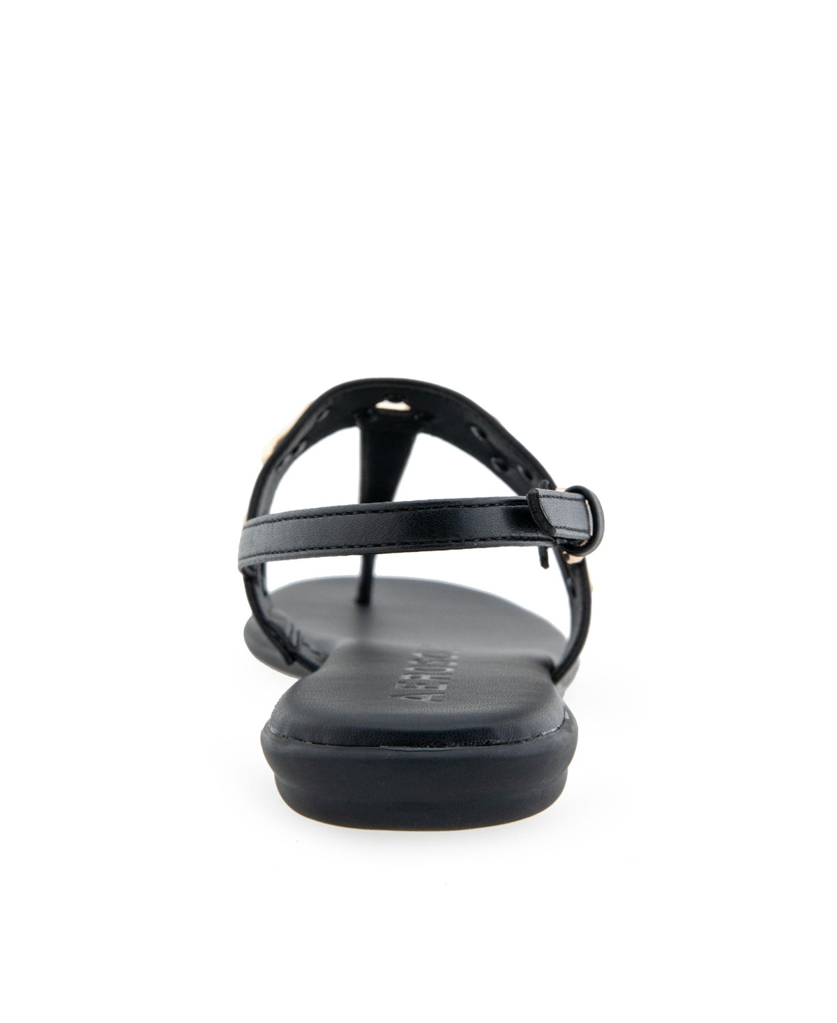 AEROSOLES WOMEN'S LAGO ROUND TOE THONG SANDALS 