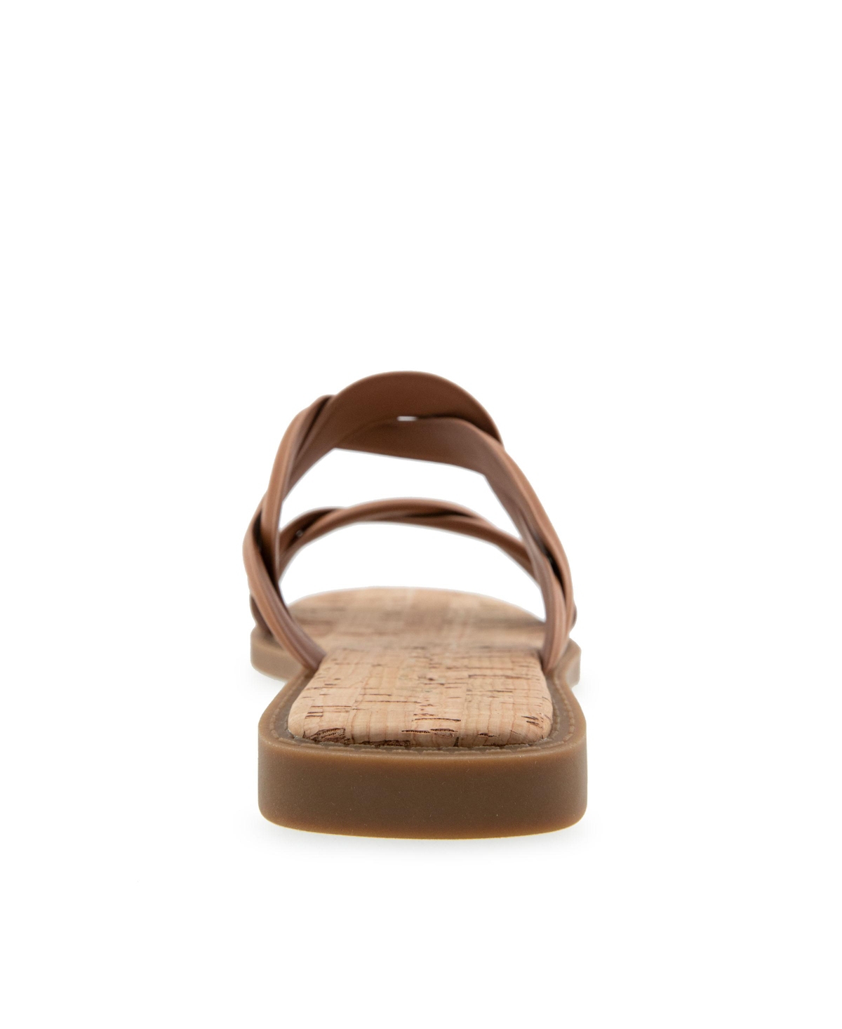 AEROSOLES WOMEN'S COLETTE ROUND TOE SLIDE SANDALS 