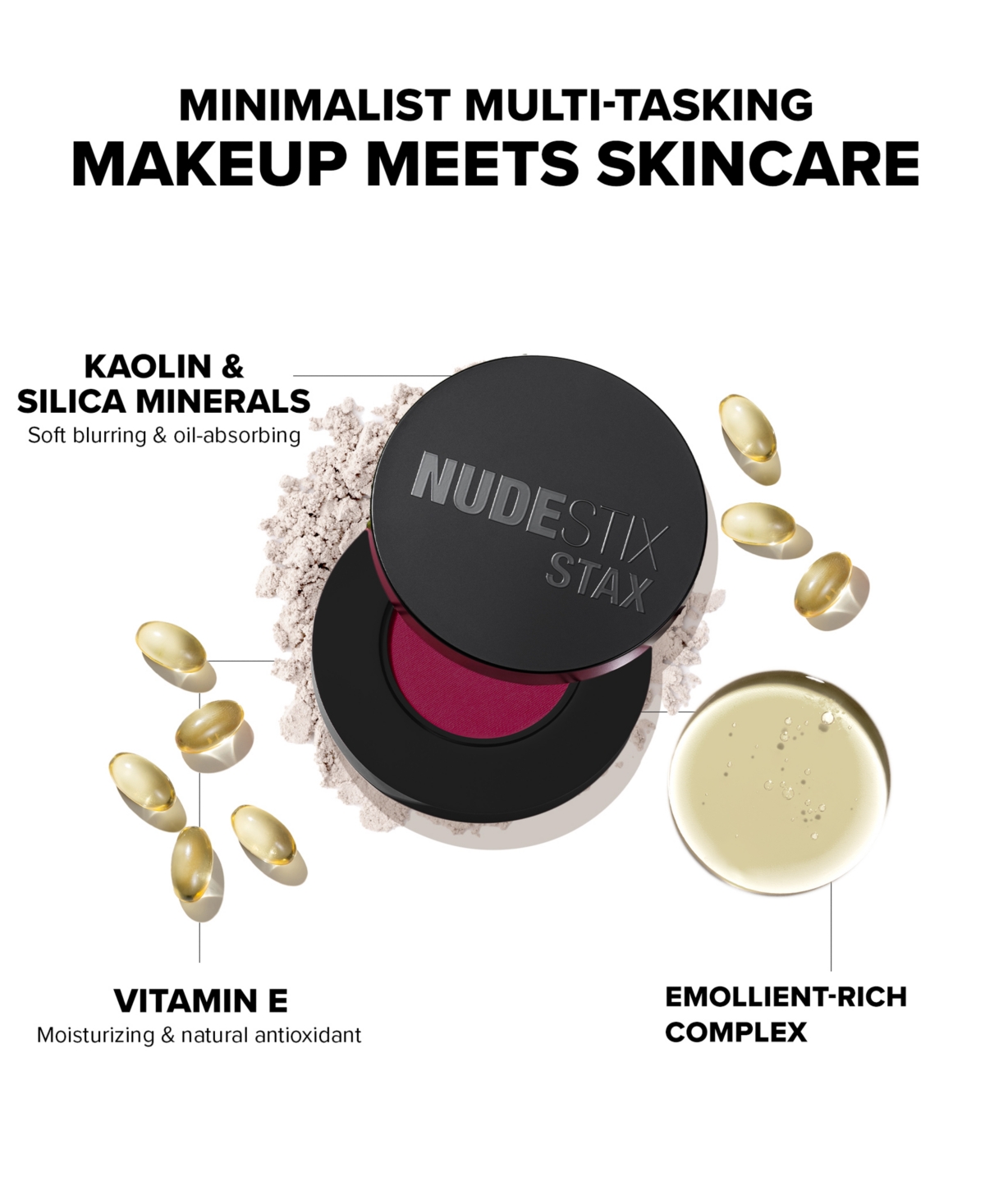 Nudestix Stax All Over Color Blush Balm In Fruit Punch