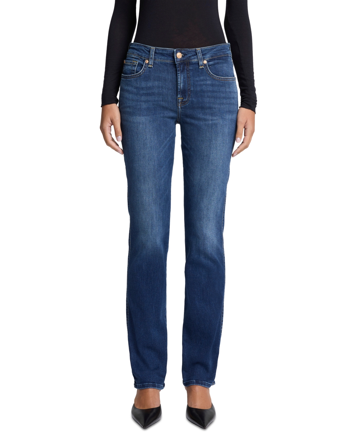 7 For All Mankind Women's Kimmie Straight-leg Jeans In Cambridge