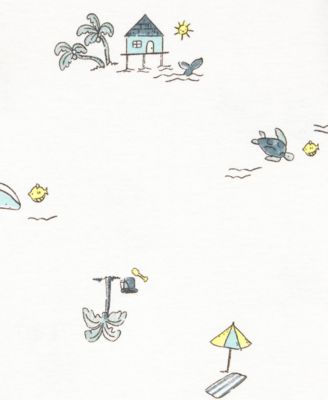 Baby Boys Cotton Short-Sleeve Bodysuits, Pack of 5