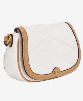 Small Quilted Saddle Crossbody, Exclusively at Macy's 