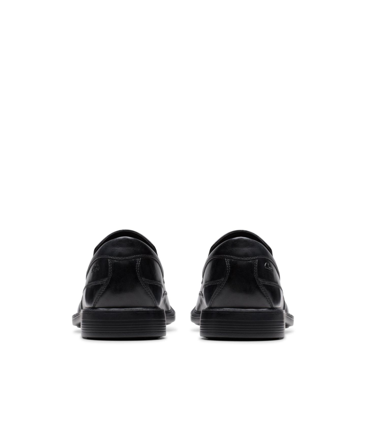 Мужские туфли Clarks Collection Cosgrove Free Leather Dress Loafer, цвет: Чёрный кожаный — фото 4