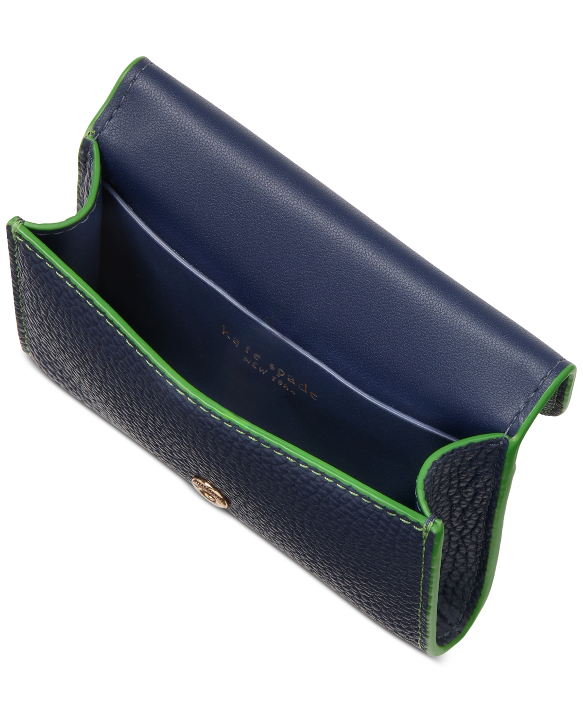Kate Spade In The Garden Card Case In Parisian Navy Multi