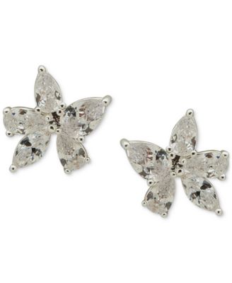 Anne Klein - Crystal Flower Stud Earrings