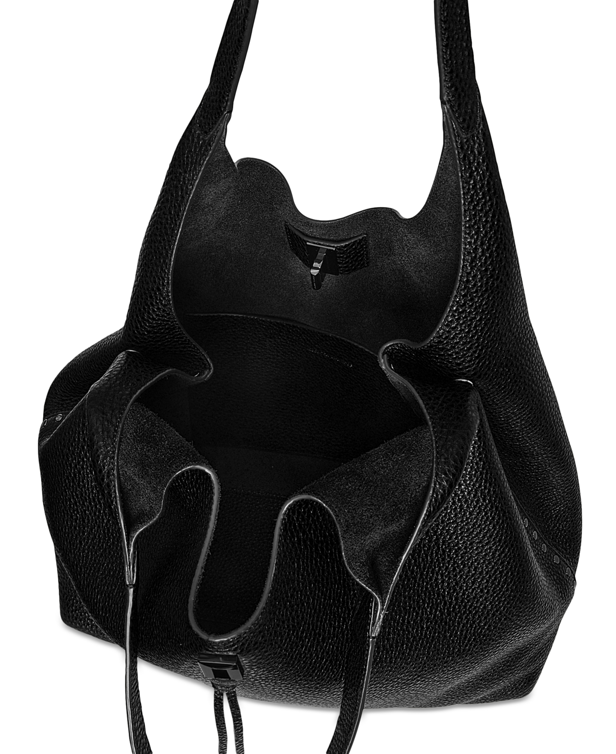 Rebecca Minkoff Darren Extra-large Leather Signature Carryall In Black