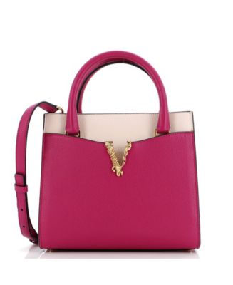 Versace 'Virtus Small' Top Handle Bag