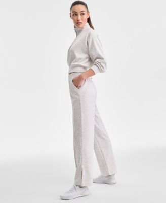 Women's Split-Leg Heather Sweatpants