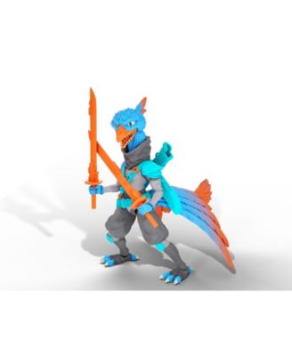 Boss Fight Studio Saurozoic Warrior Pava Pergia Futuristic, Armored Dinosaur Hero – Highly Articulated, Posable Collectible Action Figure with Full Range of Accessories – 6 Inch Scale 1:12, Ages 8+