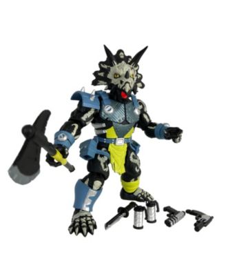 Boss Fight Studio Saurozoic Warrior Triax Skiver Night Lands Deco - Futuristic, Armored Dinosaur Hero – Highly Articulated, Posable Collectible Action Figure & Accessories – 6 Inch Scale 1:12, Ages 8+