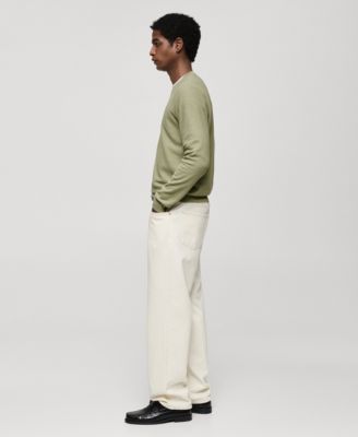 Men's Slim-Fit Micro-structured Knit Sweater