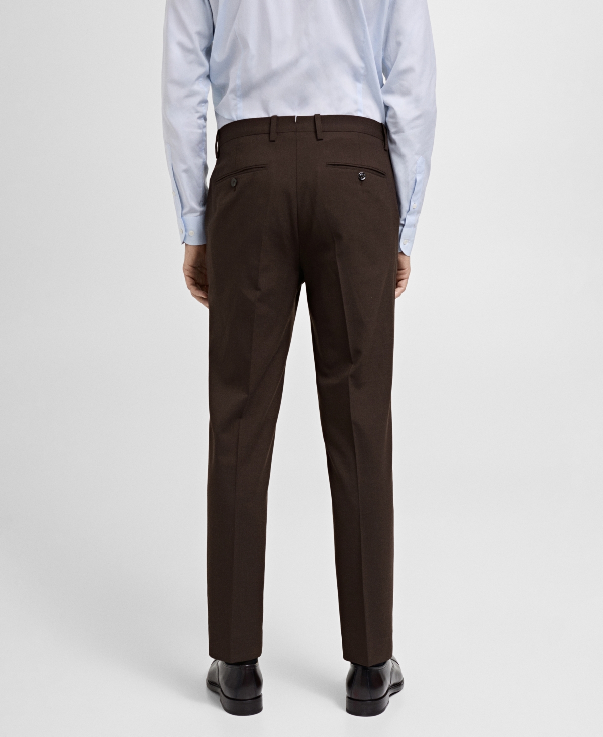 Mango Men's Slim-fit Wool Suit Pants In Blue
