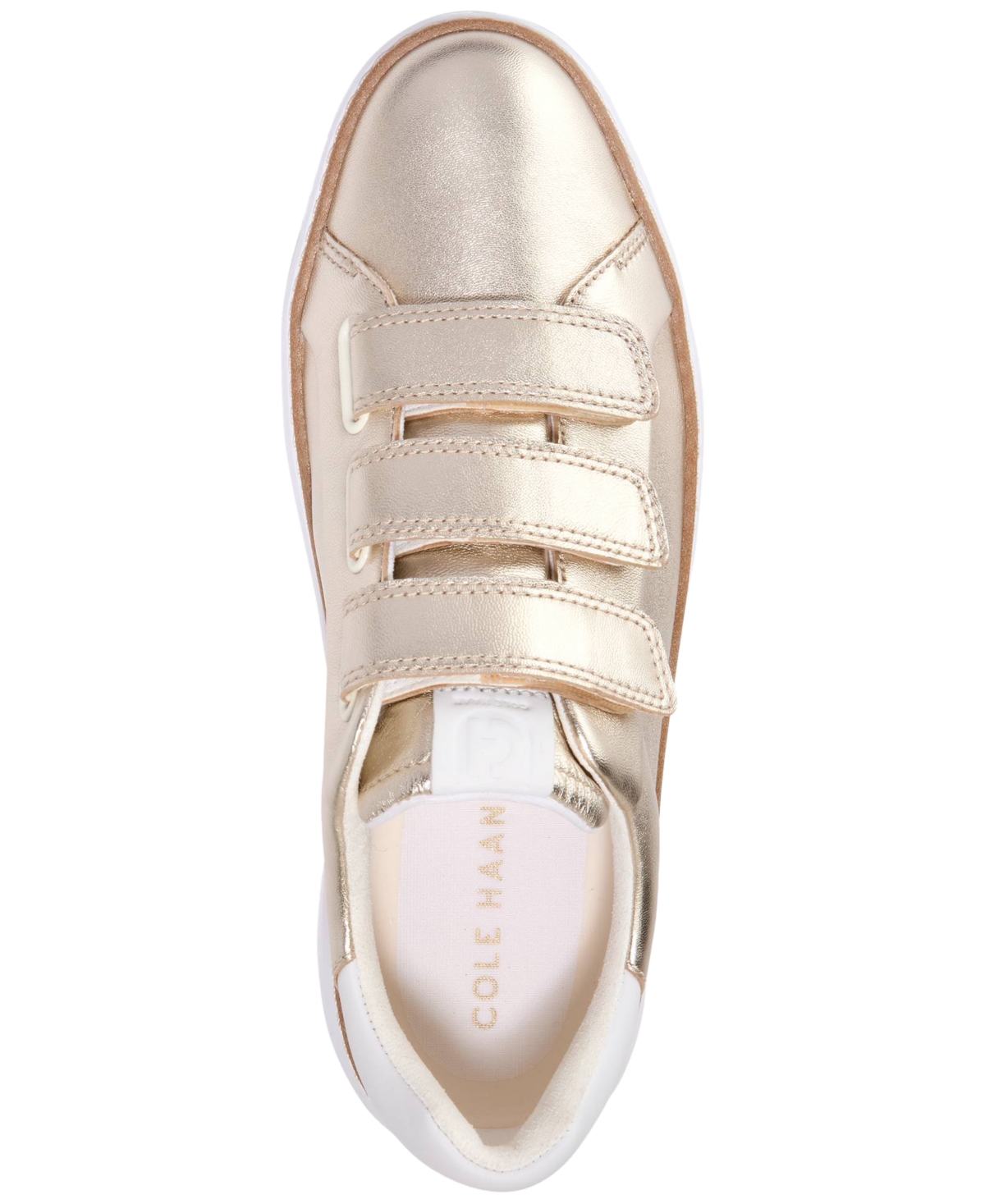 Cole Haan Women's Grandpro Topspin Triple Strap Sneakers In Soft Gold