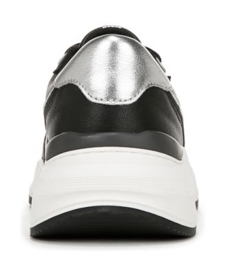 Women's Blossom Round Toe Lace Up Wedge Sneakers