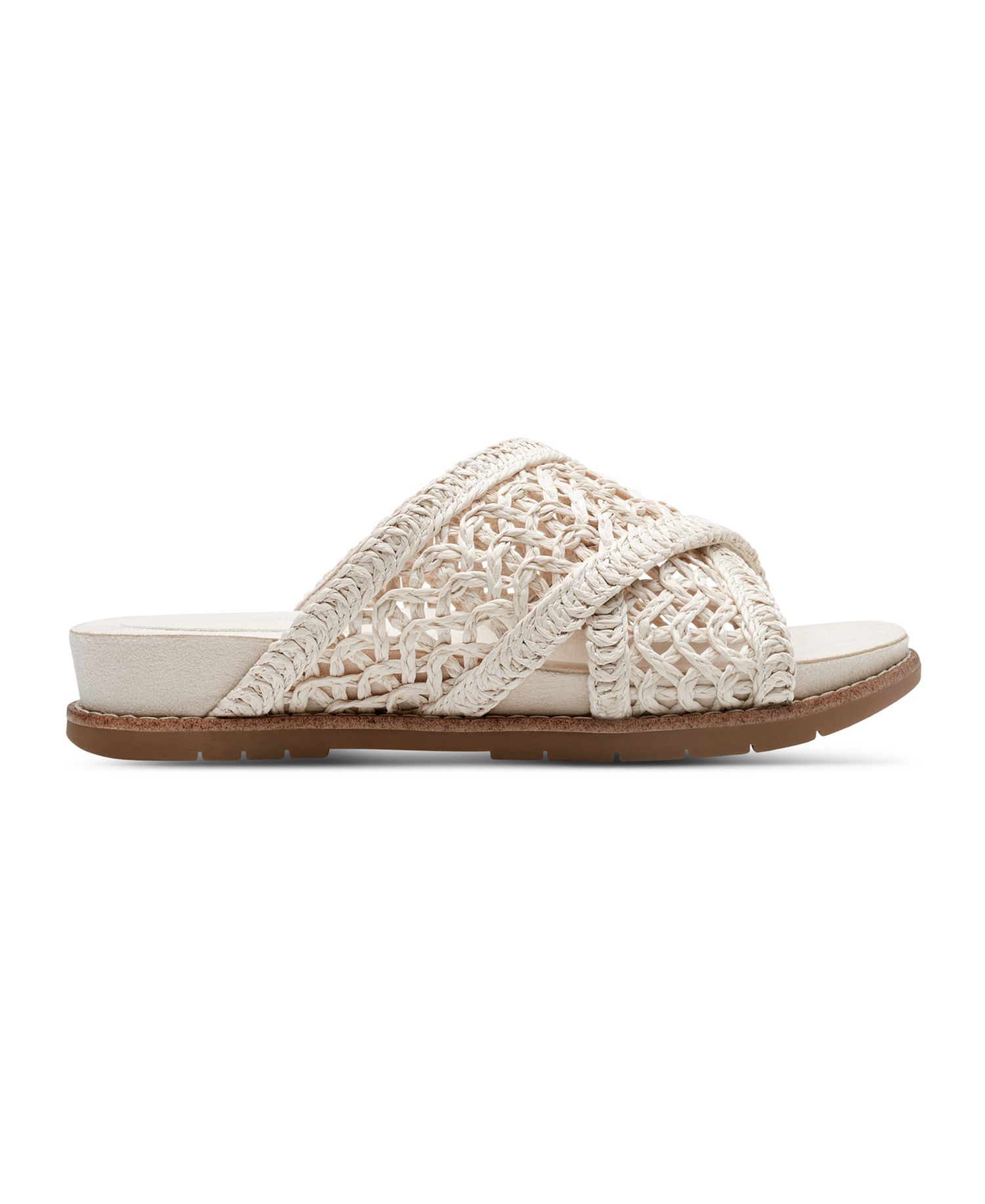 Women's Zora Woven Crisscross Flat Footbed Sandals