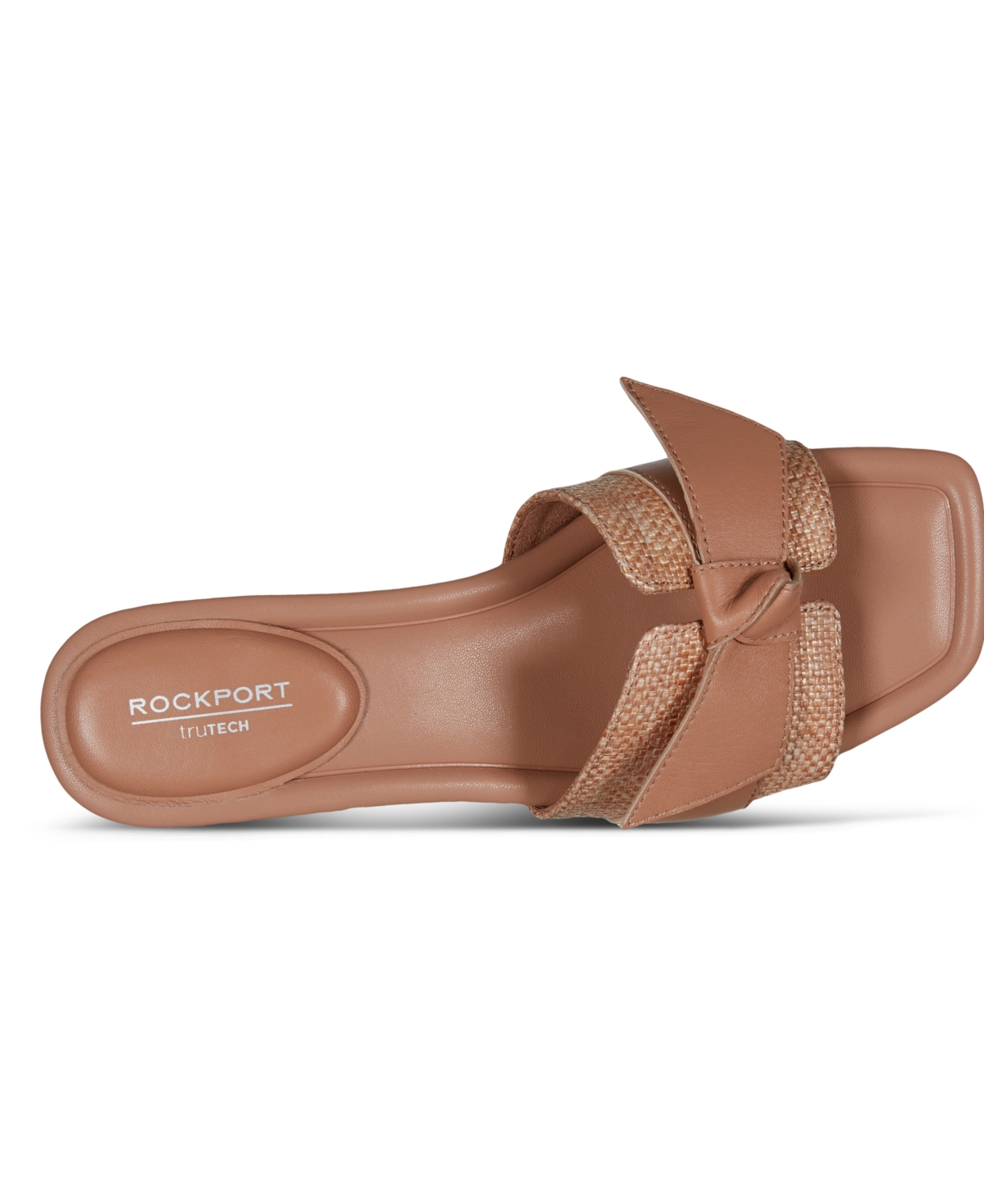 Shop Rockport Women's Carsie Square Toe Dress Sandals In Medium Natural