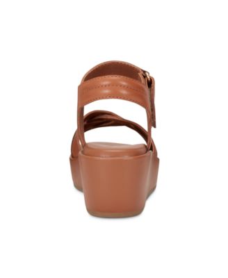 Women's Amira Strappy Open Toe Casual Wedge Sandals