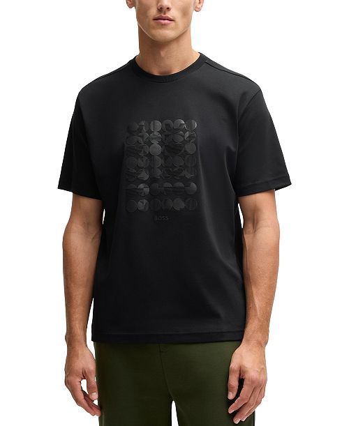 alfani BOSS by Hugo Boss Men's Interlock Cotton Regular-Fit T-Shirt Brands