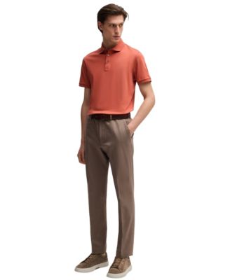 Men's Mercerized Cotton Regular-Fit Polo Shirt