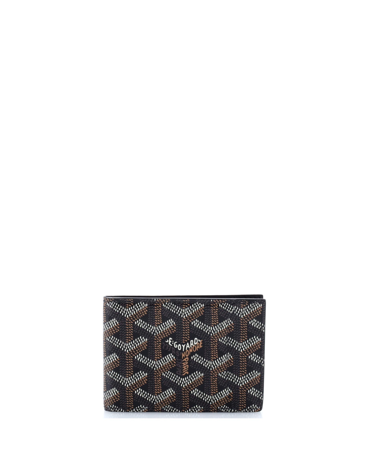 Insert Victoire Card Case Wallet Coated Canvas - Black