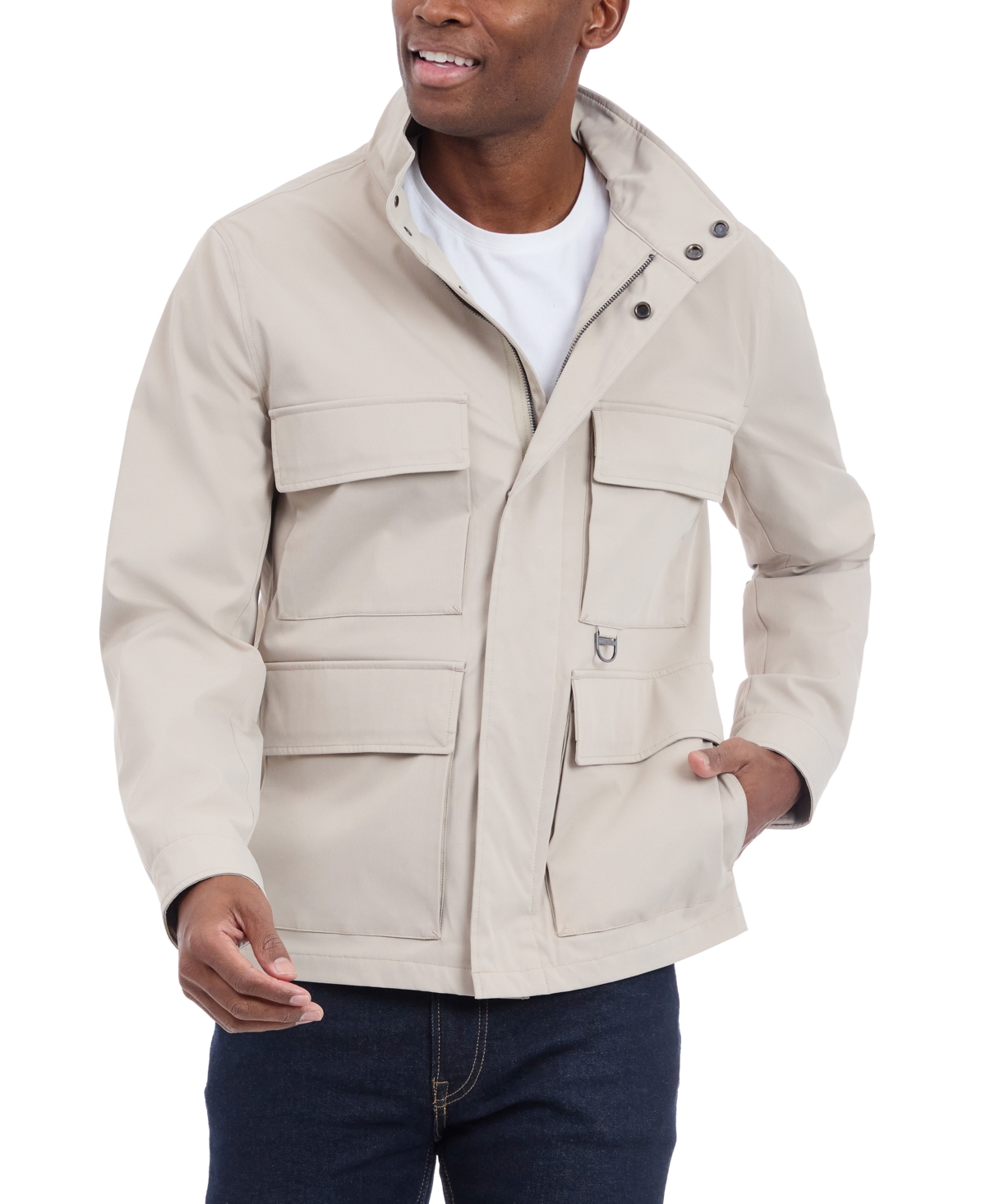Michael Kors Men's Four Pocket Field Coat In Neutral