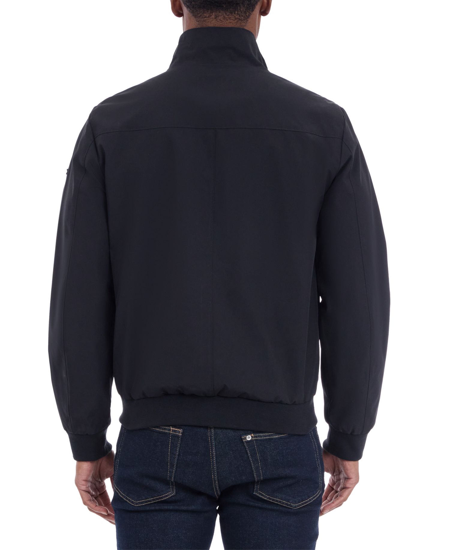 Men's Solid-Color Stand-Collar Hipster Jacket