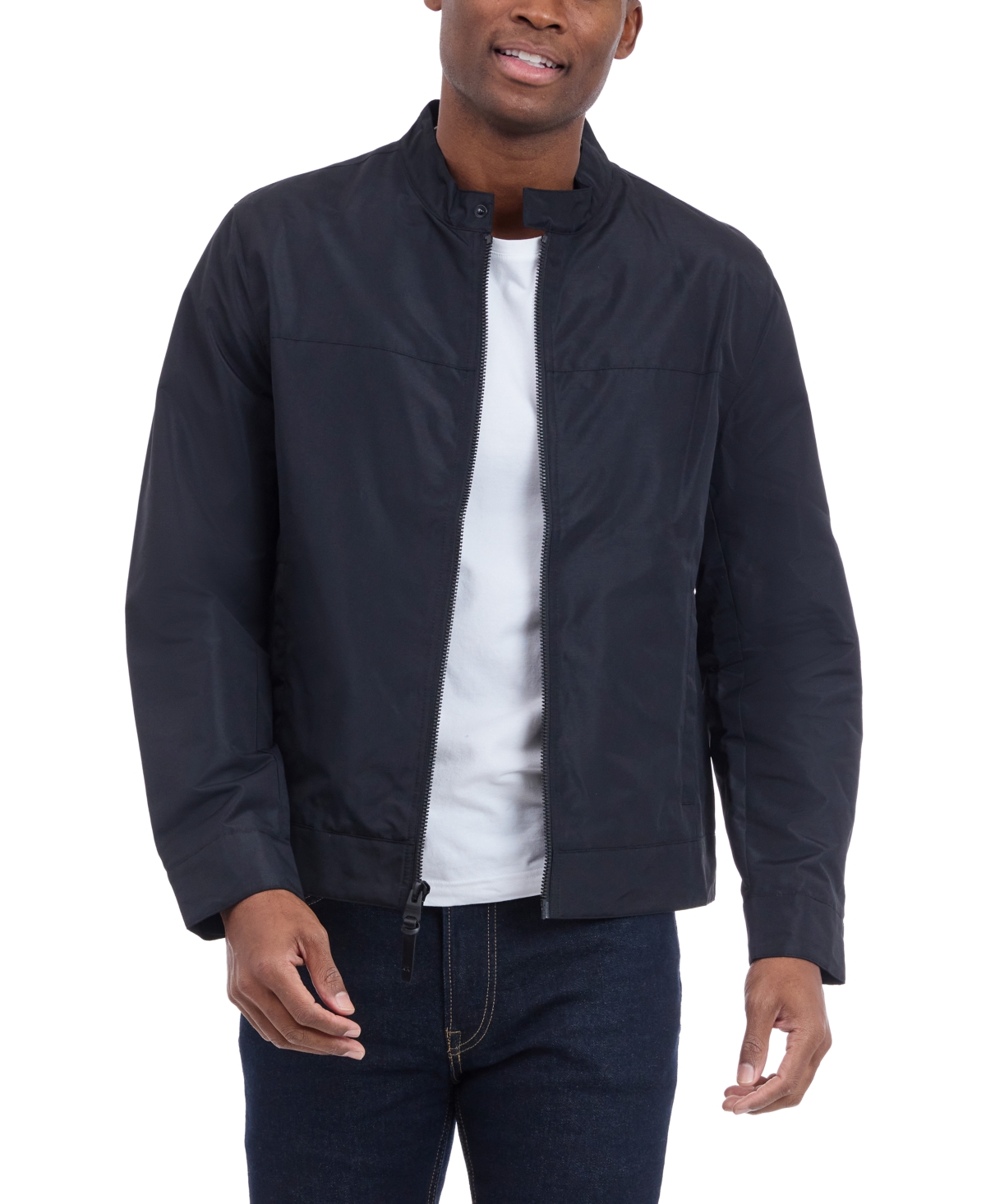 Michael Kors Men's Lightweight Moto Jacket In Black