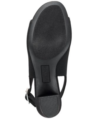Women's Peyyton Slingback Knit Dress Shooties, Exclusively at Macy's 