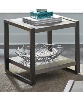 Set of Cocktail Table and two matching End Tables, Graystone