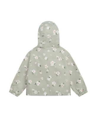 Carter s Girl s Light Weight Floral Printed Windbreaker