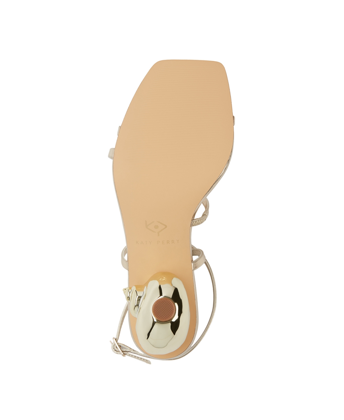 KATY PERRY WOMEN'S MARITIME STRAPPY SQUARE TOE SHELL SANDALS 