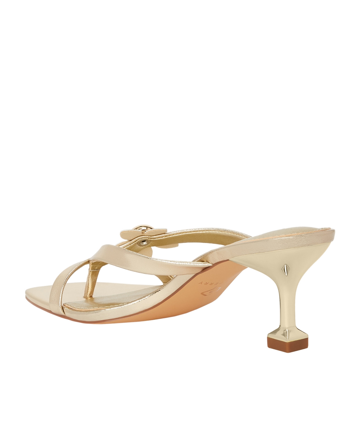 Shop Katy Perry Women's Oceanside Flower Slip-on Sandals In Champagne