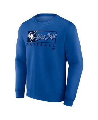 Men's Royal Toronto Blue Jays Focus Fleece Pullover Sweatshirt