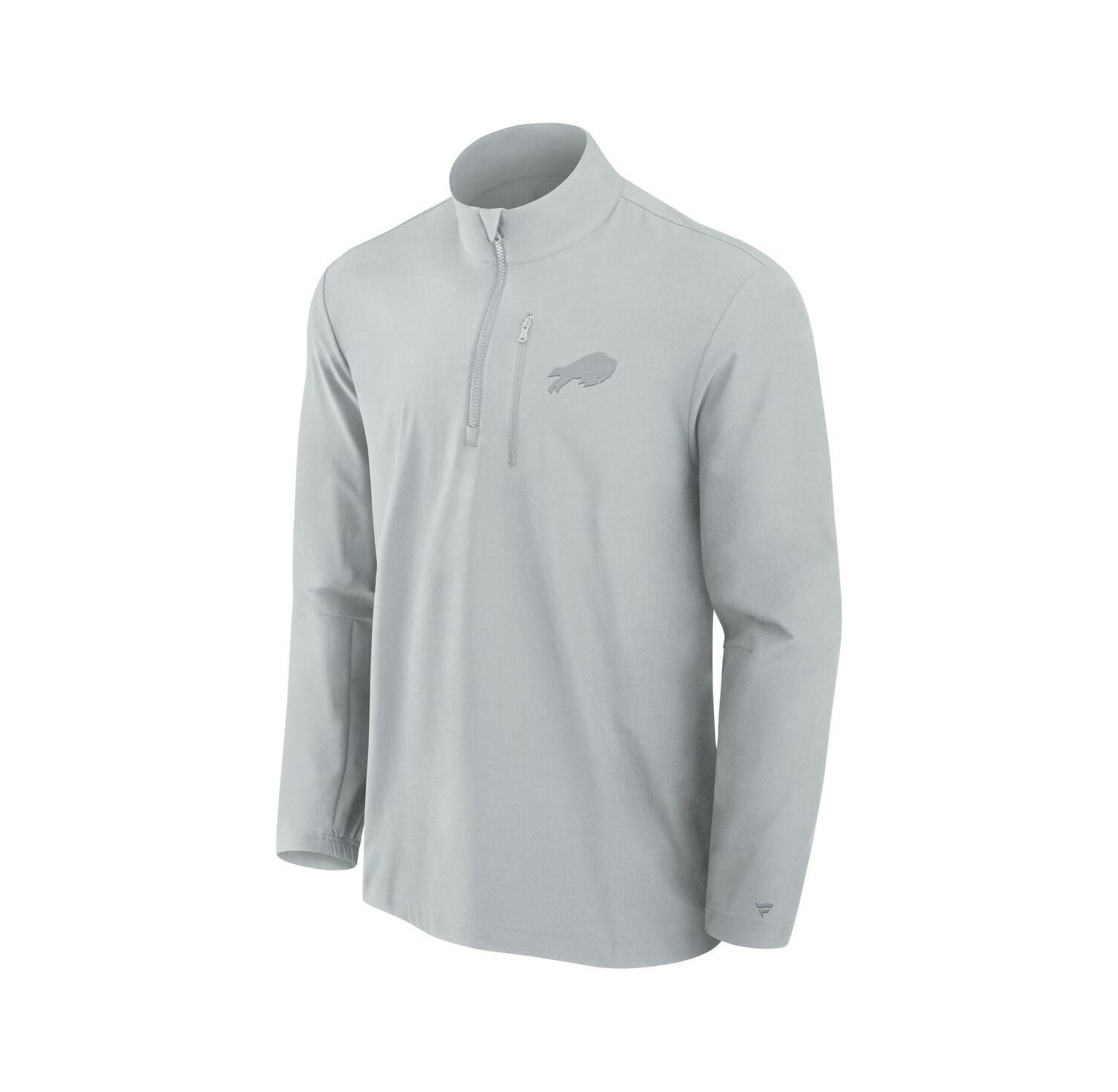 Men's Gray Buffalo Bills Front Office Woven Quarter-Zip Jacket