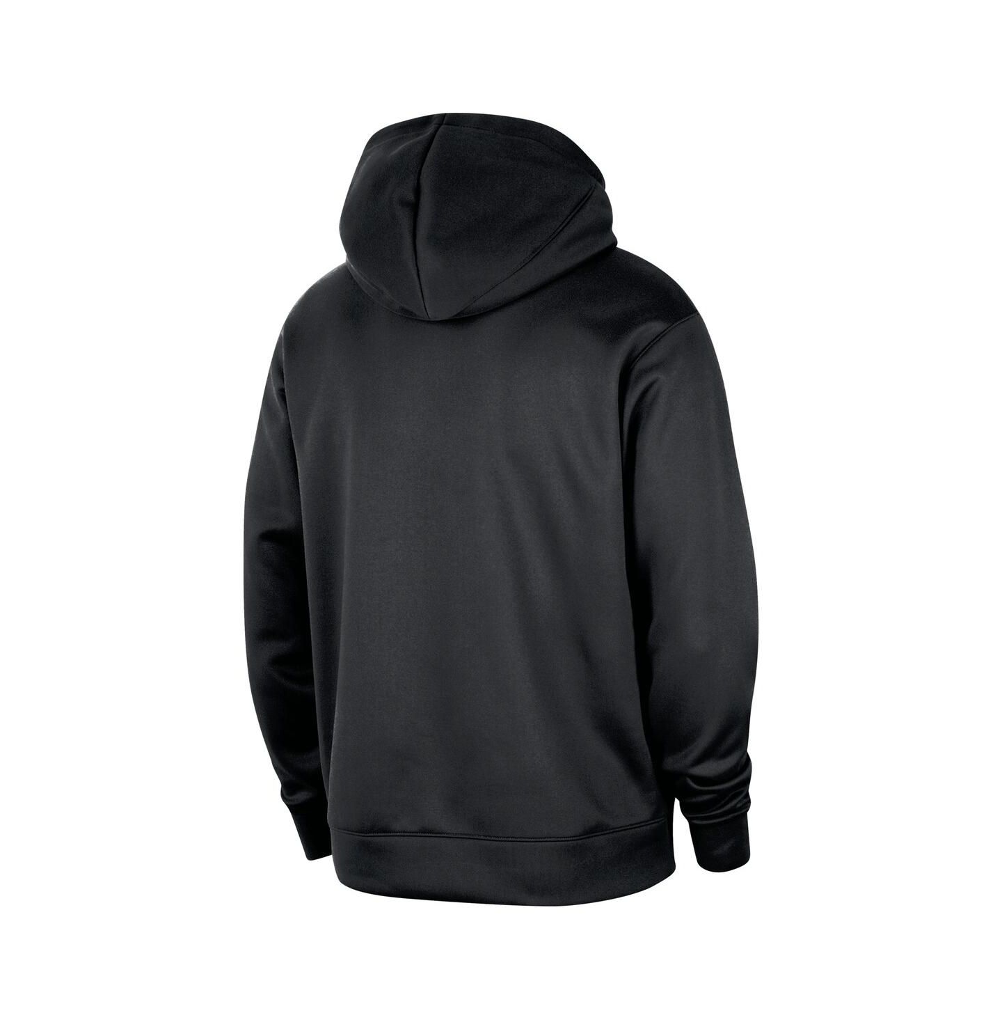 Мужское худи Nike Black Brooklyn Nets 2024/25 Spotlight On-Court Practice Performance Pullover — фото 3