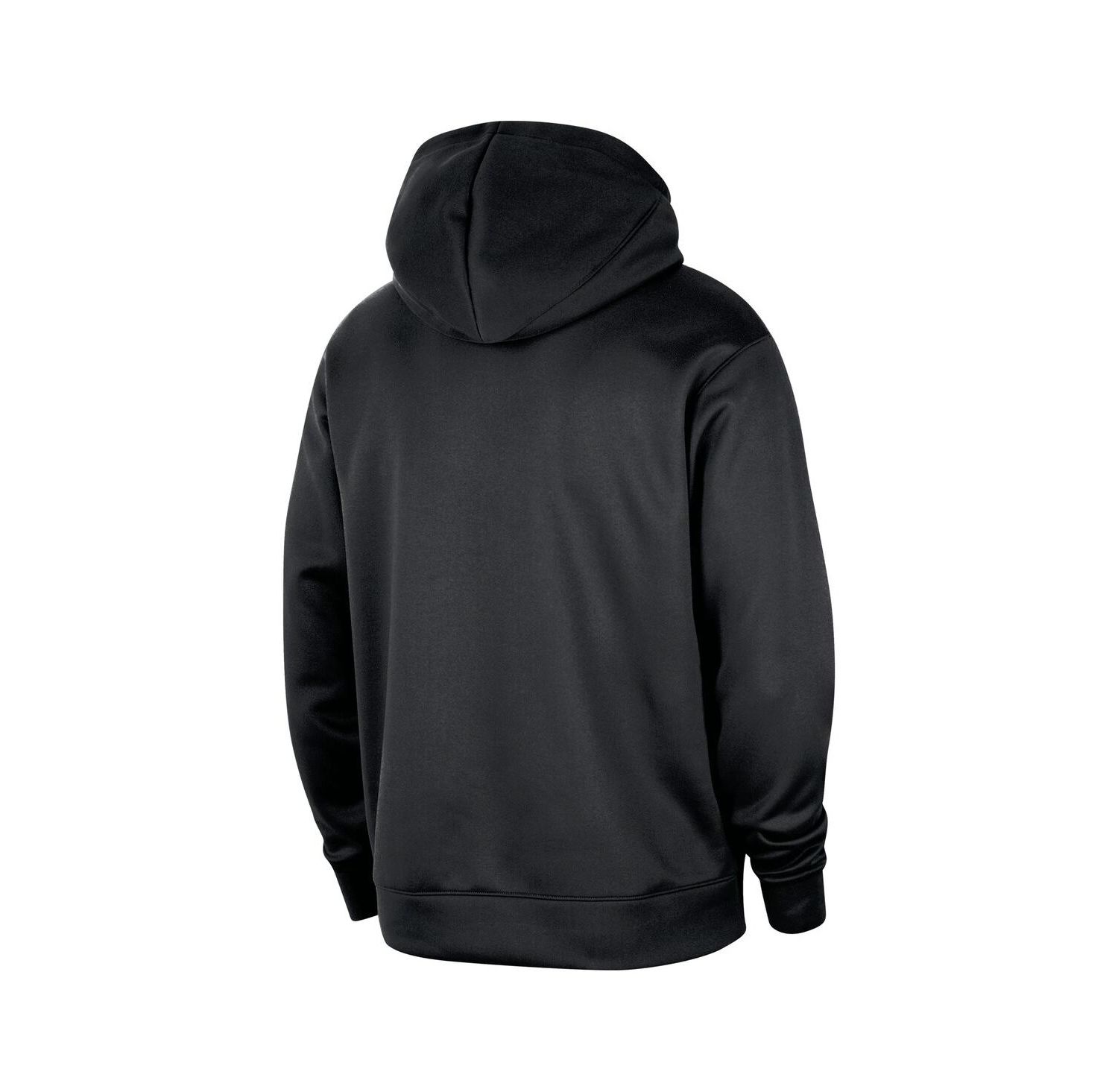 Men's Black Brooklyn Nets 2024/25 Spotlight On-Court Practice Performance Pullover Hoodie