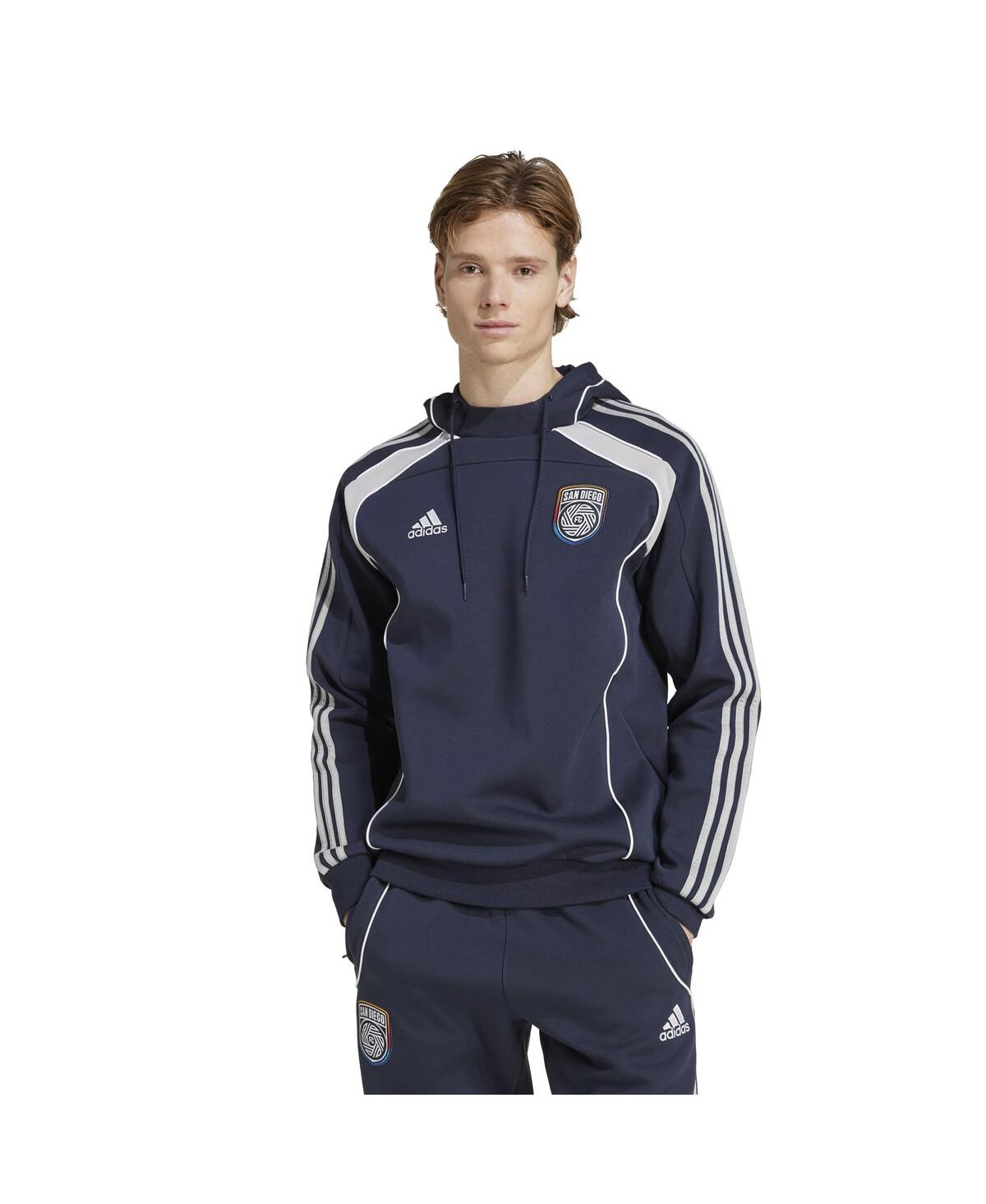 Men's Navy San Diego Fc 2025 Travel Pullover Hoodie - Navy