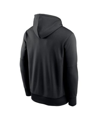 Men's Black Alabama Crimson Tide Icon Football Performance Pullover Hoodie