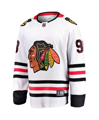 Men's Connor Bedard White Chicago Blackhawks Away Premier Breakaway Player Jersey