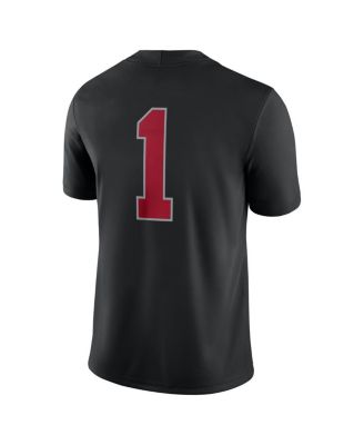 Men's 1 Black Stanford Cardinal Alternate Game Jersey