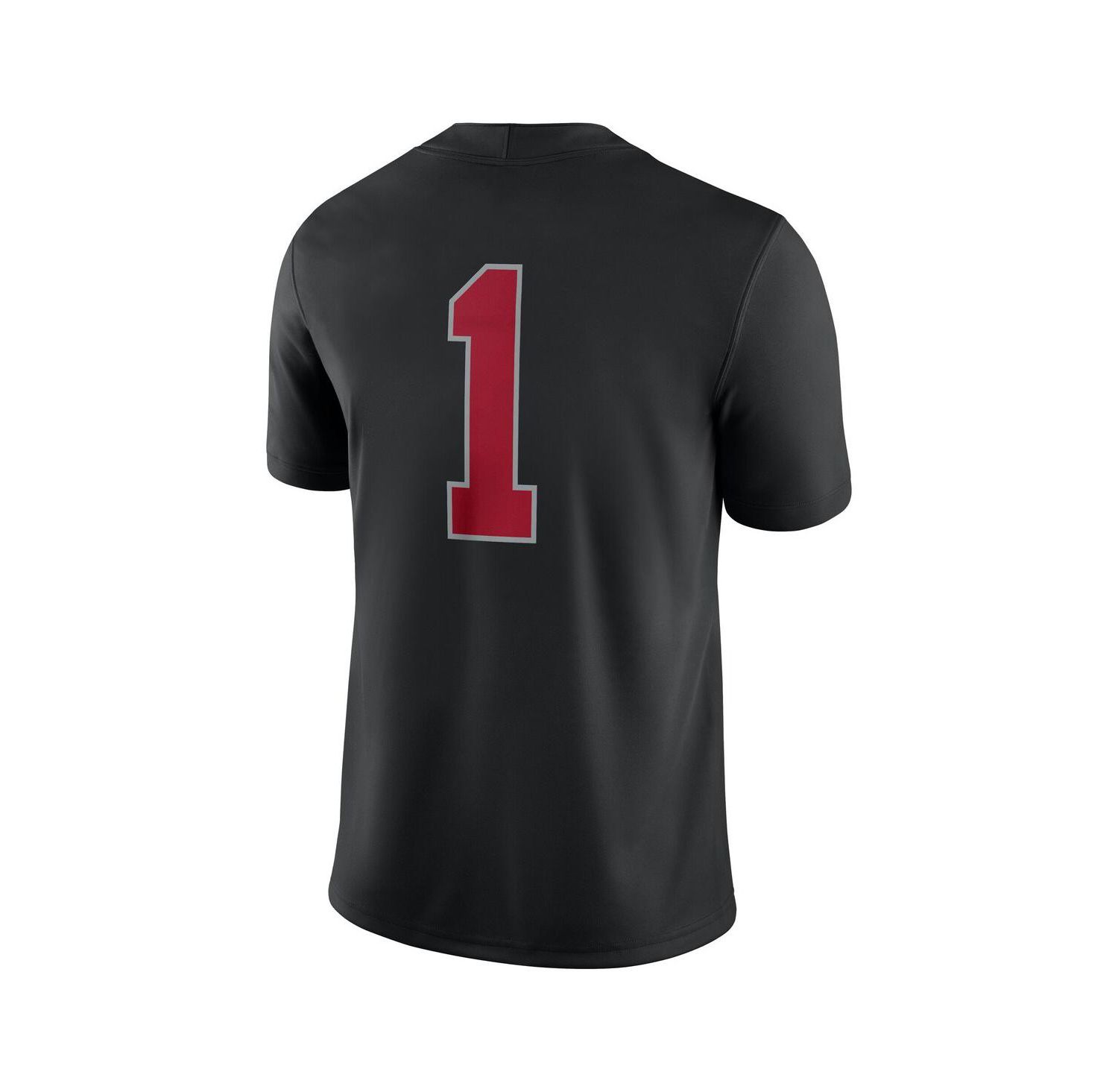 Men's 1 Black Stanford Cardinal Alternate Game Jersey