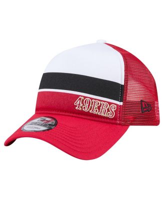 Preschool Scarlet San Francisco 49ers Sport Night Color Block 9FORTY A-Frame Trucker Adjustable Hat