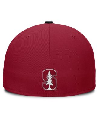 Men's Cardinal/Black Stanford Cardinal Two-Tone Primetime Performance Fitted Hat