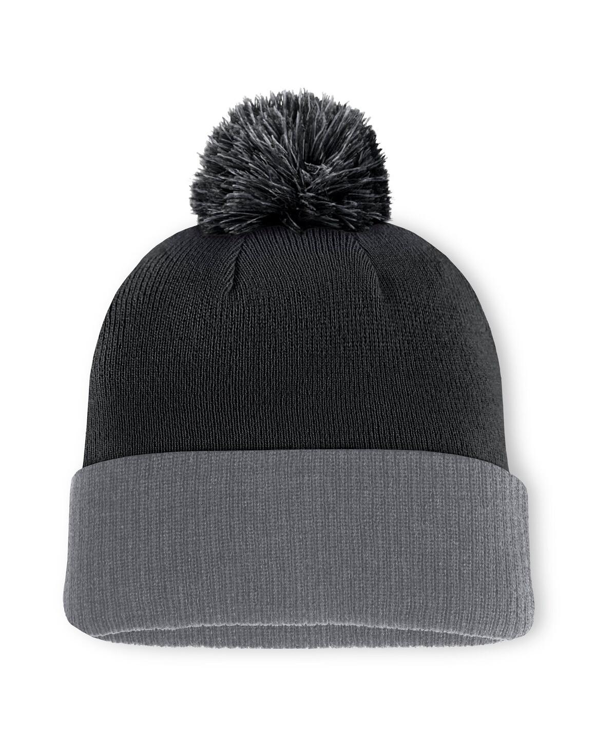 Fanatics Men's Black Buffalo Sabres Cuffed Knit Hat With Pom In Black