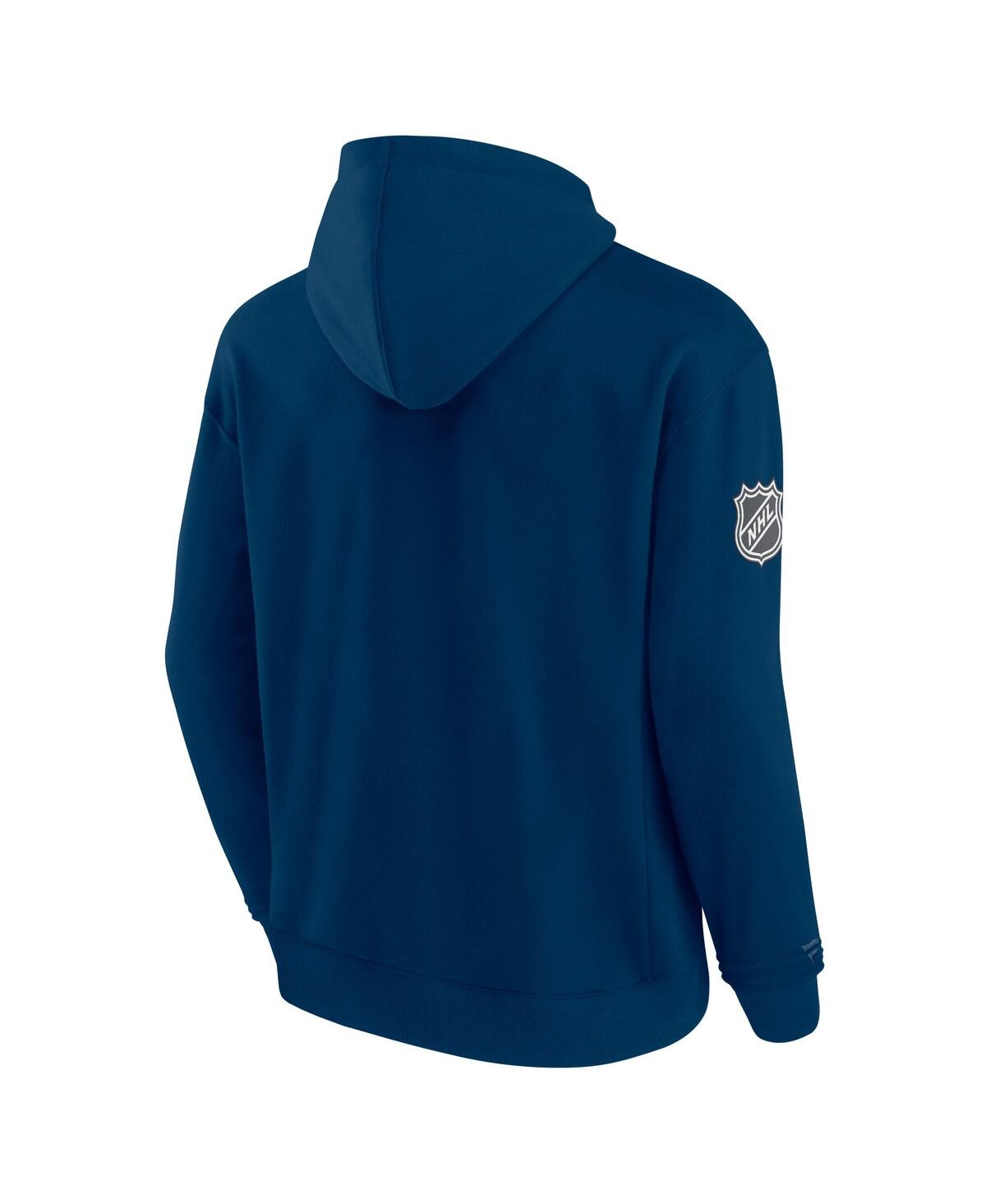 Fanatics Men's Deep Sea Blue Seattle Kraken Elements Pace Pullover Hoodie In Navy